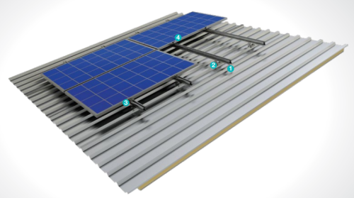 Pitched Roof Aluminum and Stainless Steel Mounting System